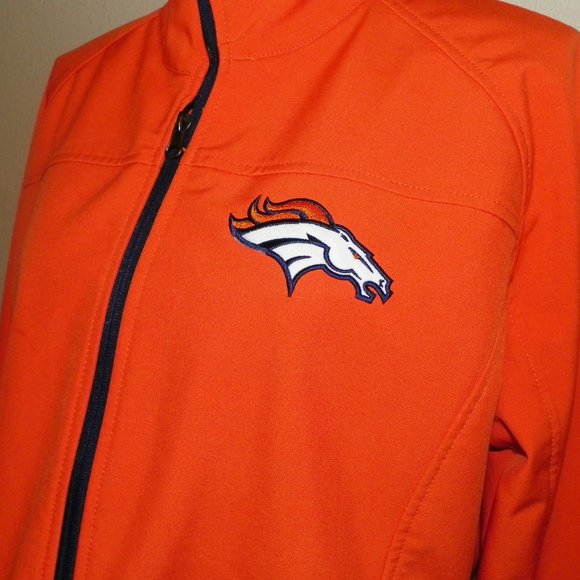 Denver Broncos Orange Jacket Women XL Like New! - Picture 2 of 5